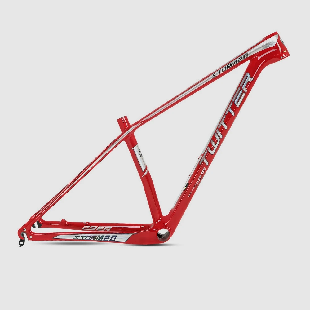 Запчасти для велосипеда Twitter Storm BB92 карбоновая рама mtb cuadro 29 дисковый велосипед MTB велосипедная Рама продажи