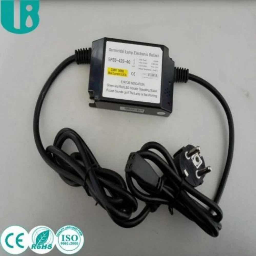 10-41W electronic ballast EPS5-425-40 lamp power with input voltage 220V-240V UV lamp driver