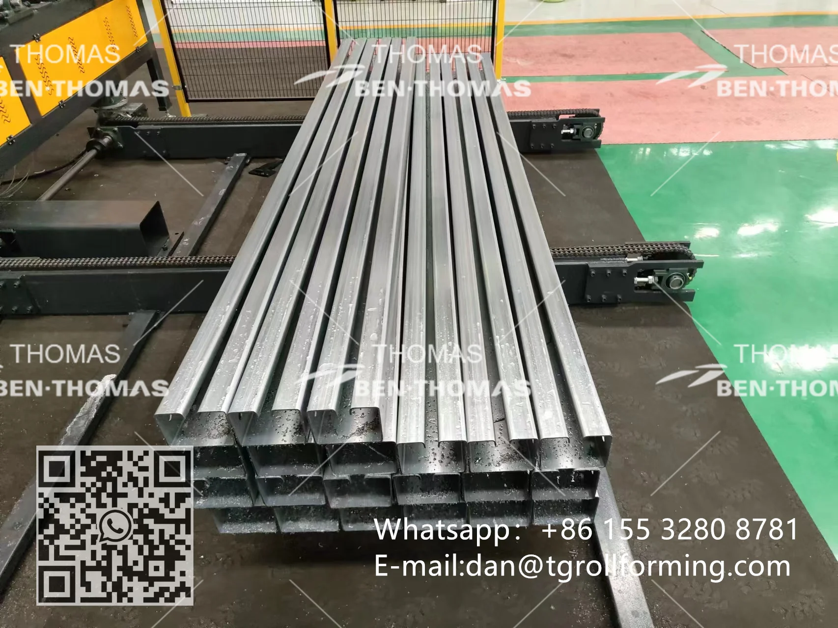 Fully automatic cold steel strip profile c z purlin roll forming machinery roof truss shaping machine
