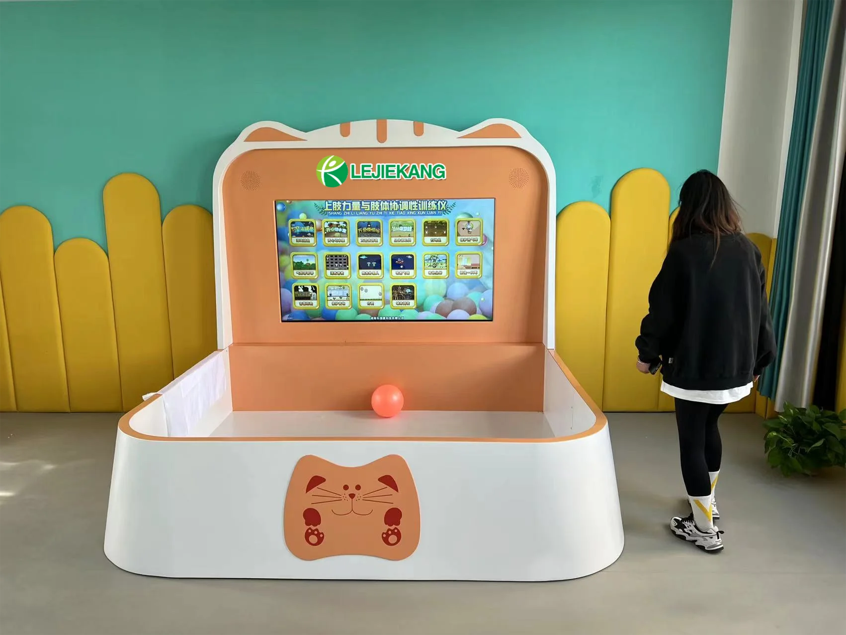 Kids Interactive Projector Touch Screen Ball Pit Soft Play Projection Wall Games Indoor Playground Equipment
