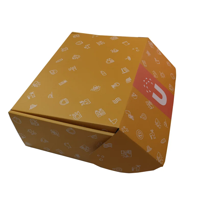 Manufacturer custom recycle corrugated cardboard paper packaging folding box for dress