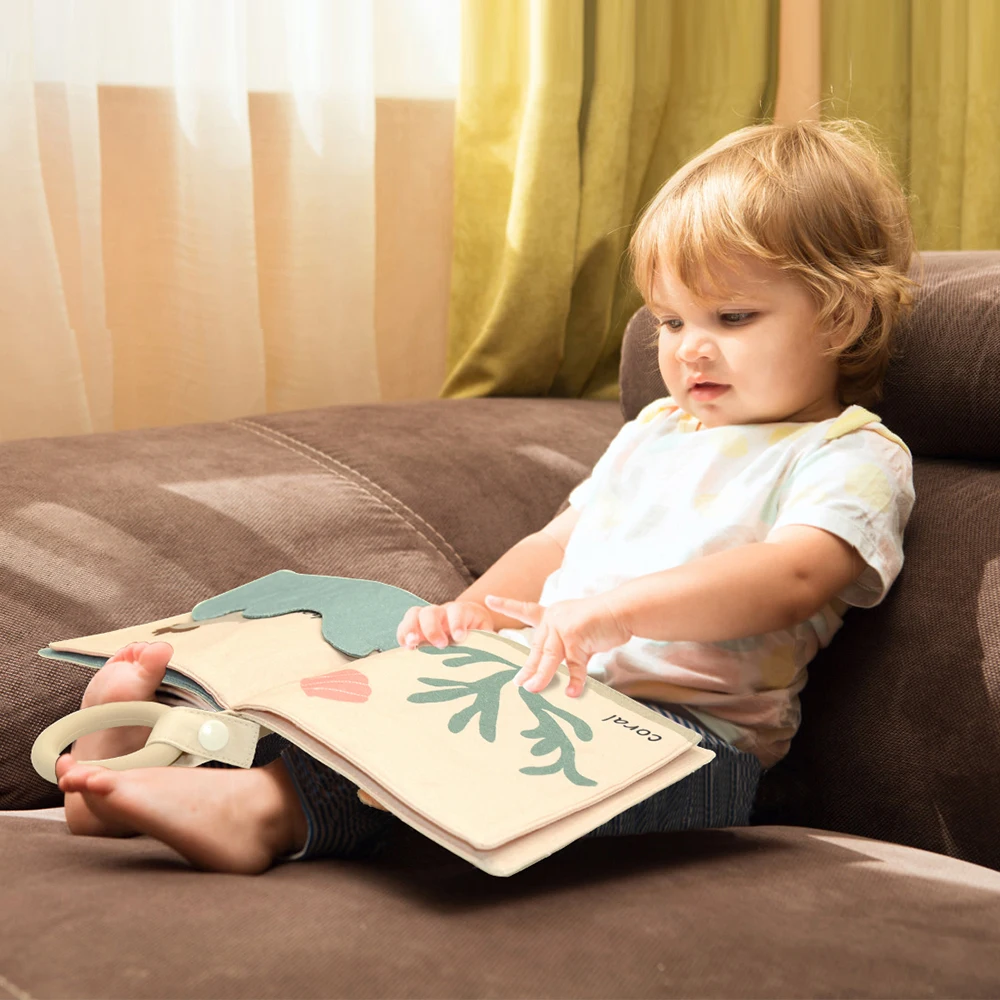 Hot Sale Baby Cloth Book Set New Soft Kids Learning Toy For Babies In Stock Book Fabric Custom Cloth Educational Book