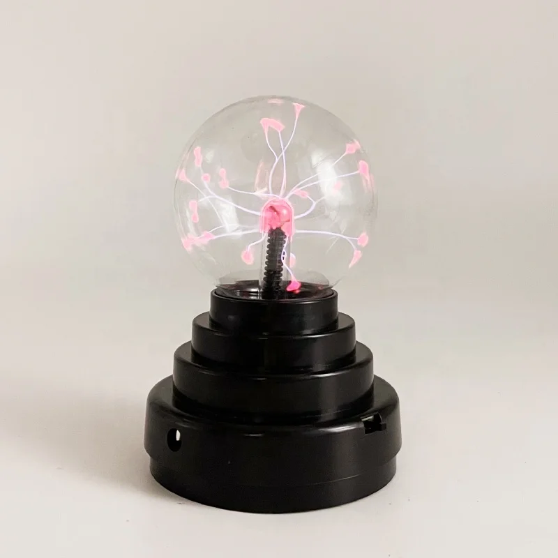 Usb or Battery-powered  Glass Ball  Mini Plasma Tube Lamp Magic Electrostatic Ion Ball  Plasma Lamp Night Light