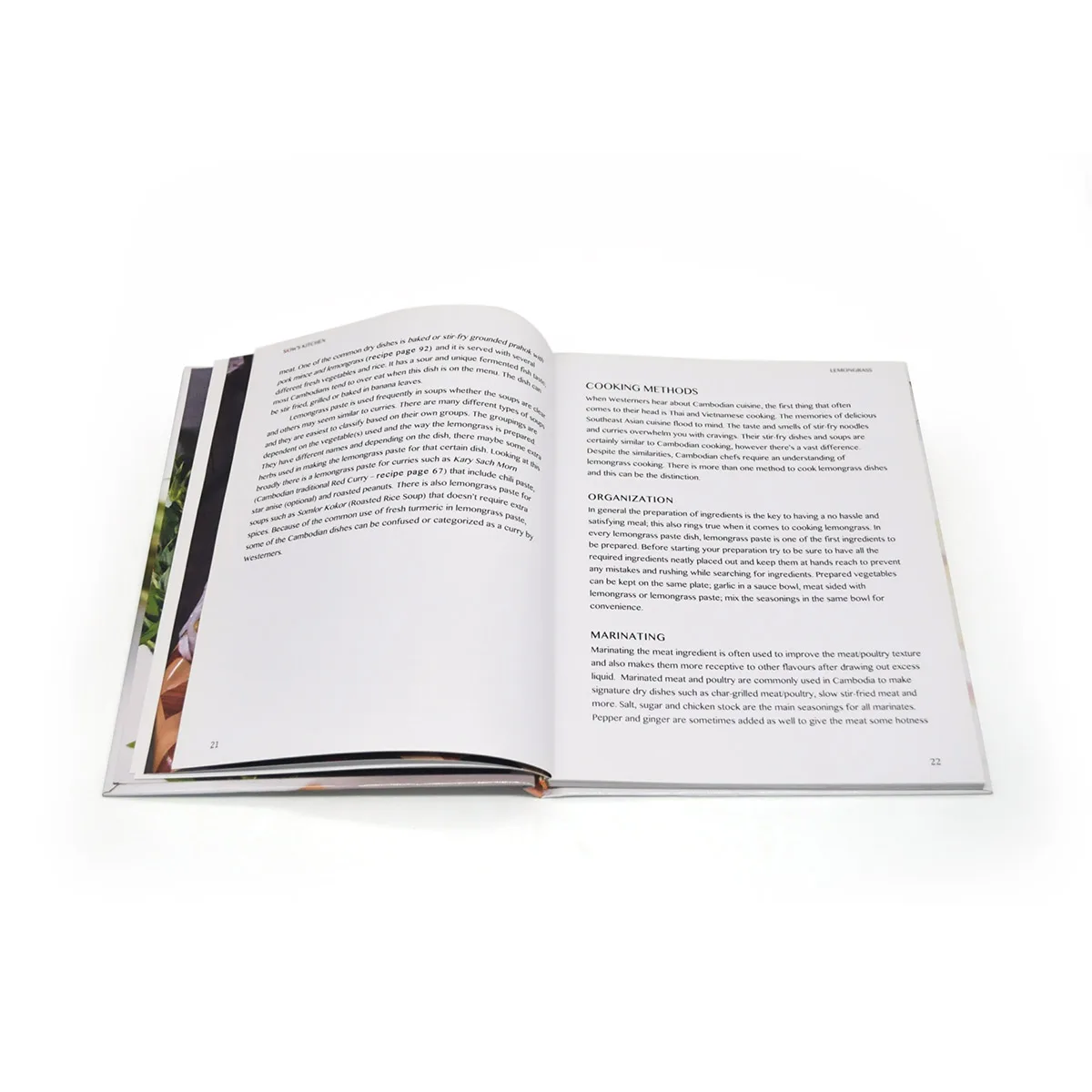 Jame Books Printing remembrance Cooking book  2022 A4 A5  publishing Custom design logo novel English reading books