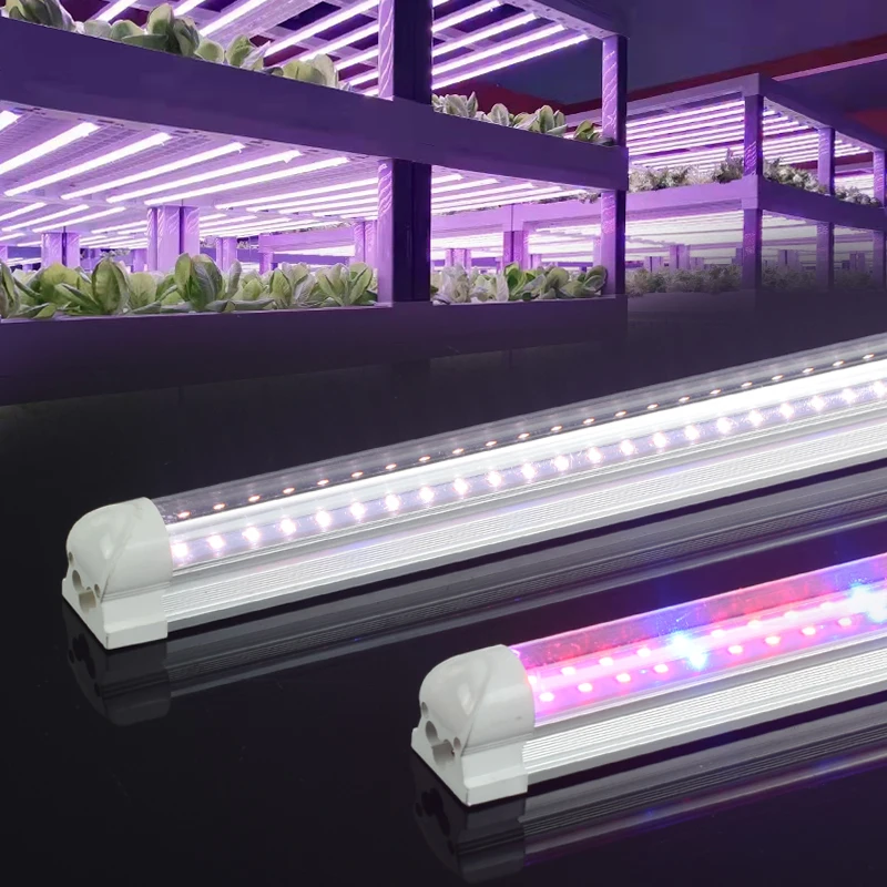 1200mm Led Grow Light Bar 18w Full White T8 Grow Light Indoor For Hydroponic Growing Systems