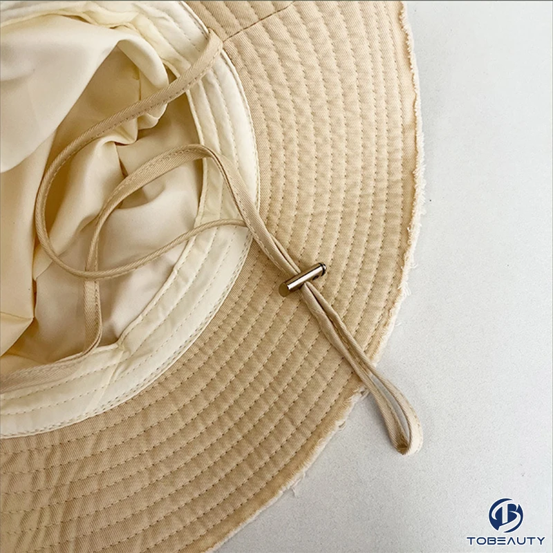 High Quality Trendy Distressed Cotton Plain Bucket Hat Custom Hats Fisherman Caps