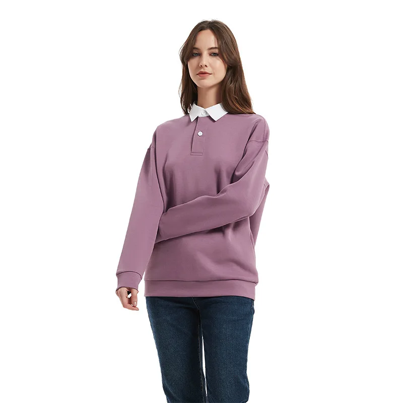 Прямая цена от производителя, Хлопковая женская футболка-поло, пригодная для переработки одежда, повседневная женская рубашка-поло