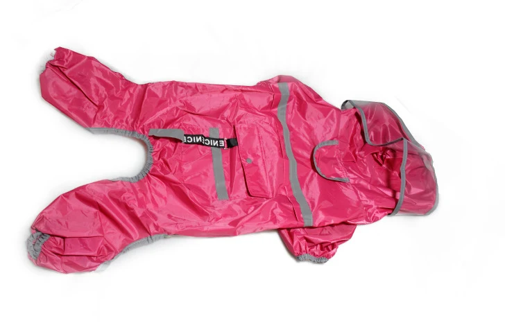 Factory stock wholesale Pet Rainy Days Waterproof Large Dog Clothes Raincoat Jacket of pet clothes clothing