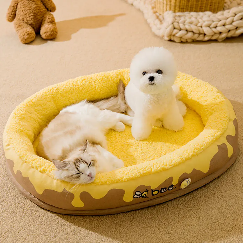Cute Custom Soft Comfortable Dog Bed,Unique Pet Bed New Design Pet Cat Bed Warm your Dog