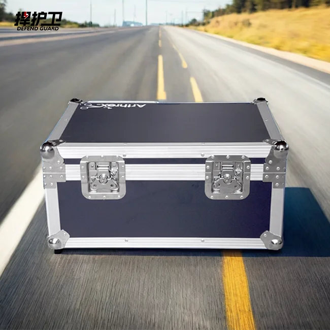 Portable Pro Audio Rack Case Customizable OEM & ODM Aluminum Storage Tool Box Flight Case with EVA Metal Audio Equipment Storage
