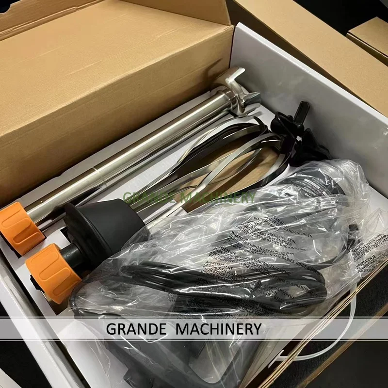 Electric Handheld Immersion Milk Mixer Food Mixer Handheld Stick Blender for Mixing Eggs Cream Soup with Whisk and Different Rod