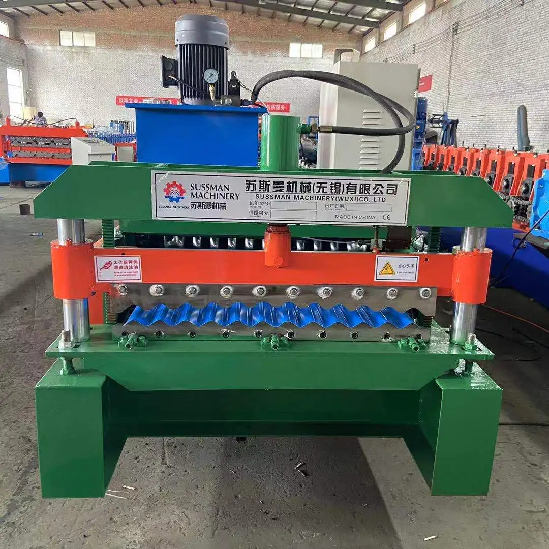 Africa Popular 0.3-0.8mm Thickness Cheap Price Economic Corrugated Roof Panel Roll Forming Machine