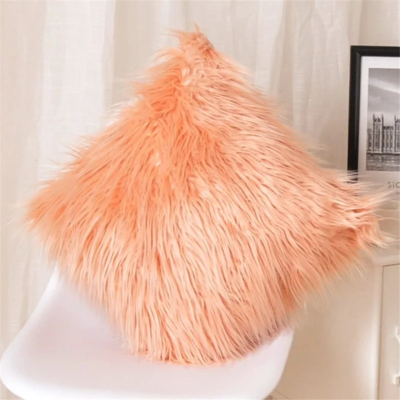 Custom Luxury Fur Pillow Cover Wholesale Throw Faux Fur Pillow Cushion Cover For Bedroom Sofa Fur Cushion Cover