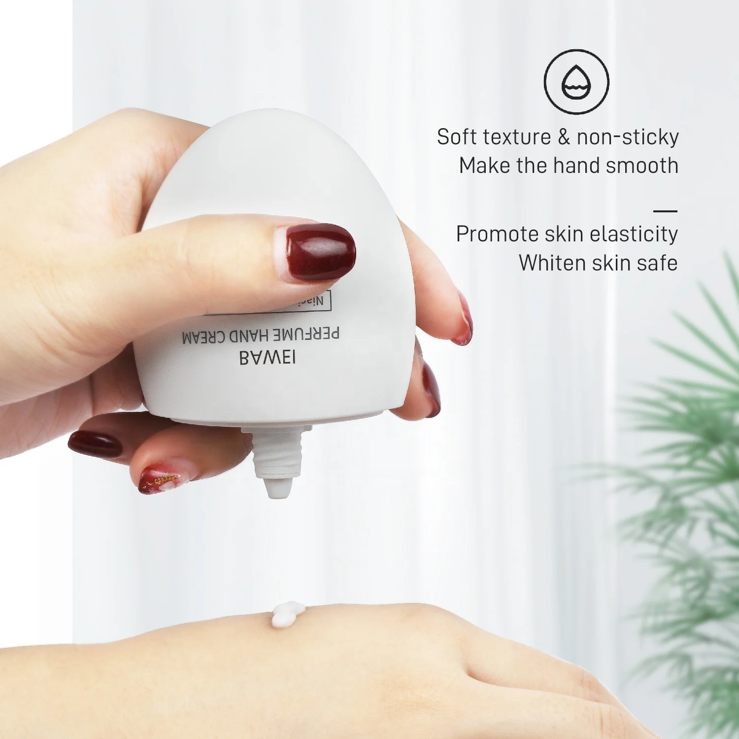 OEM ODM Natural Organic Goat Milk Snail Anti-wrinkle Soft Lightening Perfume Hand Cream Moisturizing Hand Moisturizer