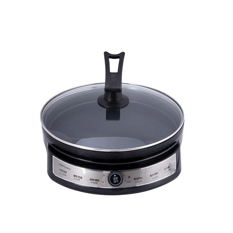 
Высококачественное Приготовление пиццы, жареных булочек, блинчиков и т. д. антипригарное покрытие для сковородок, Легкая очистка электрической сковороды 