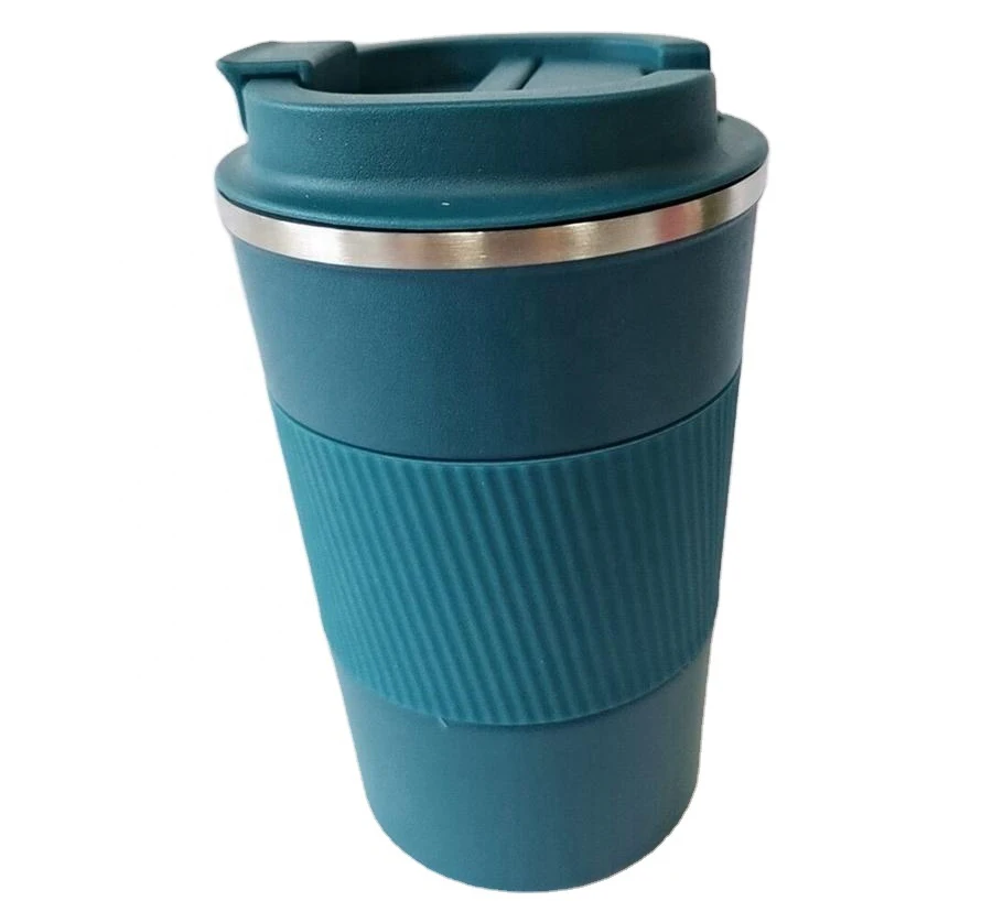 
 350ML Stainless Steel Coffee Mug With Rubber Band  