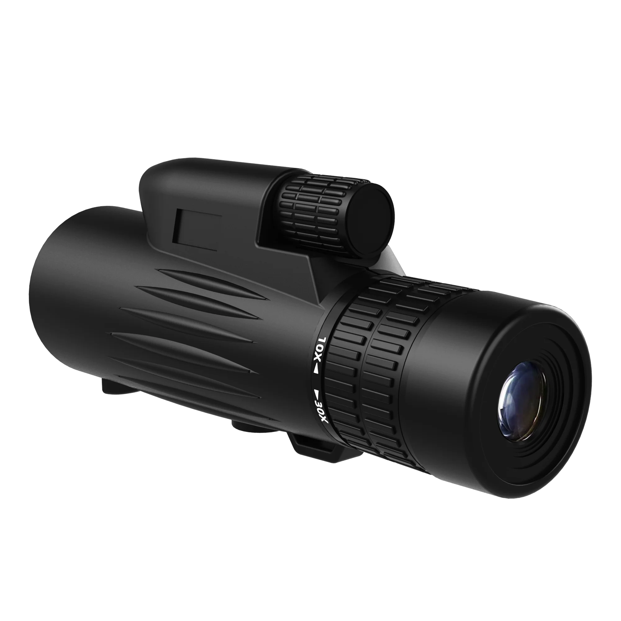 10-30x40  Monocular Telescope High Power FMC Green Film Roof Prism 22mm Eyepiece Optical Glass Monocular High Definition