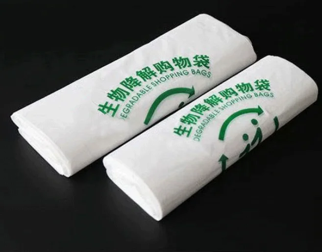 Factory Direct Biodegradable White Shopping PLA Plastic Bag