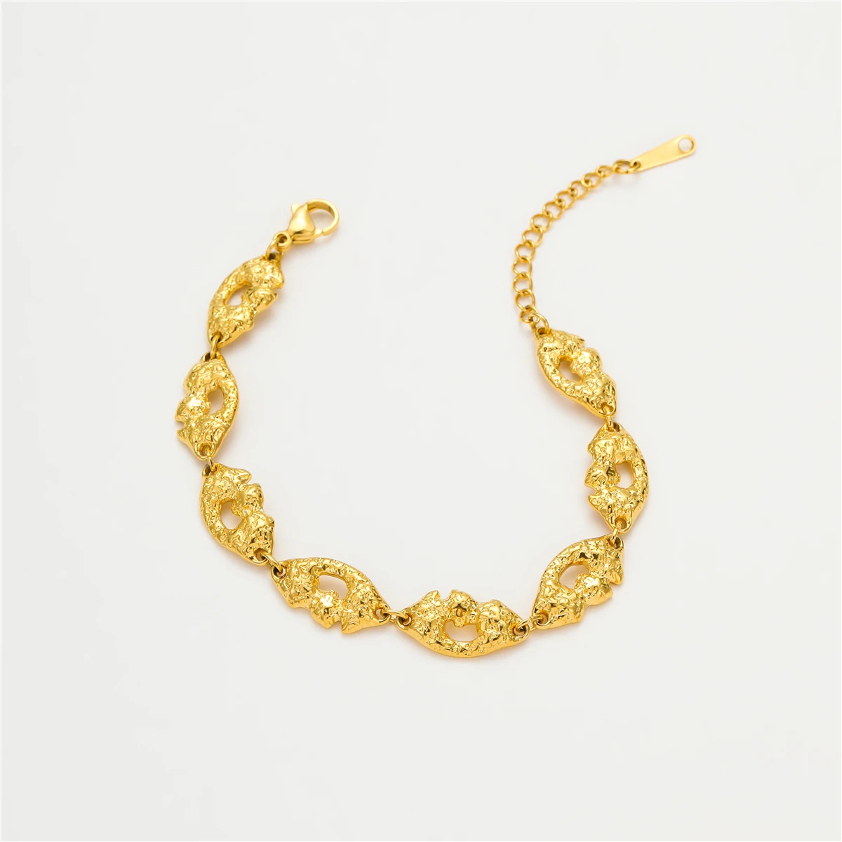 Women Gift Zircon Beaded Chain Bracelet Set Punk Stack Fashion Hand Jewelry