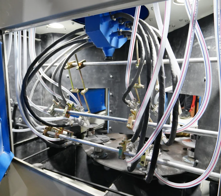 Автоматическая пескоструйная машина для стеклянных бутылок или кастрюль