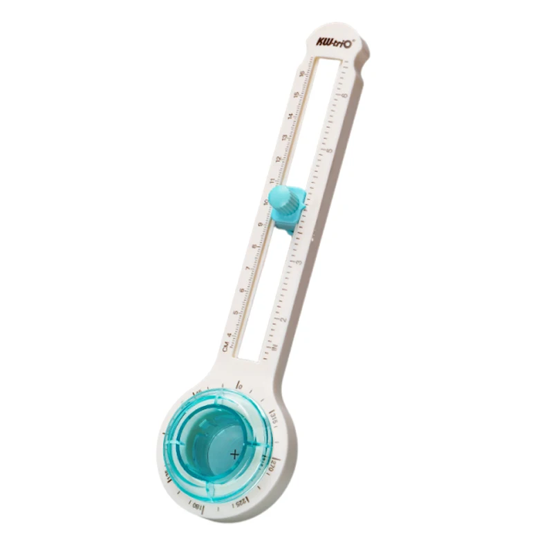 Bview Art mini round circle cutter hand ledger paper manual compass knife circular paper cutter adjustable positioning slide