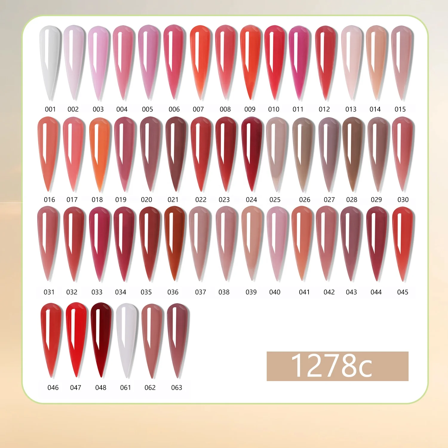 Gelsky 30G Solid Non Stick Builder Nail Gel Long Lasting Natural 51 Colors Builder Extension Gel Polish