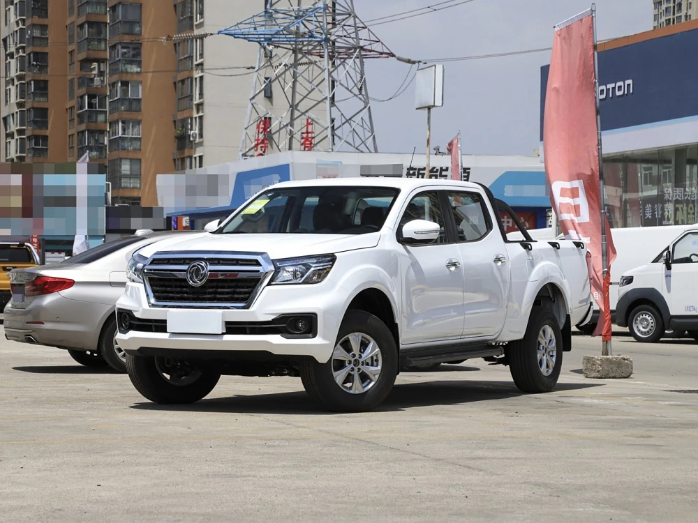 Trade Assurance 2WD 4WD Dongfeng RICH6 Pickup Trucks with Maximum Power 116Kw Fuel Tank Capacity 73L and Displacement 2438mL