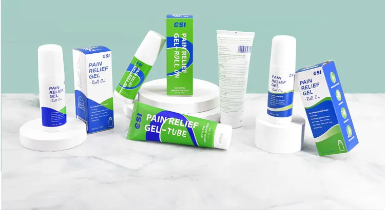 CSI Cooling 4% Menthol Formula Maximum Strength Gel Tube Wrist Pain Cream for Large Muscle Areas Pain Relief