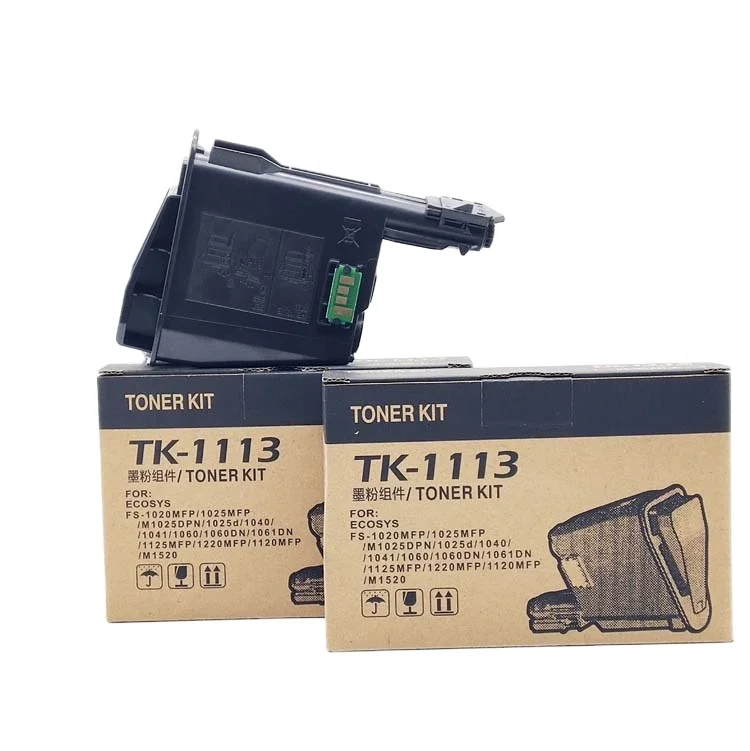 Черный цветной порошковой тонер лазерный принтер для Kyocera Mita TK1120 TK1114 чип восстановления тонер-картридж