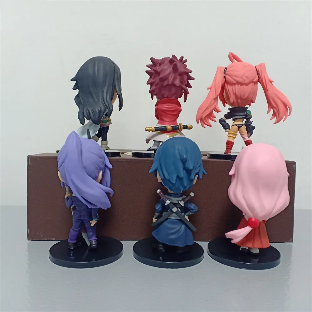 6pcs/set Rimuru Tempest Anime That Time I Got Reincarnated As A Slime Shion PVC Model Dolls Toys Colletible Figurals