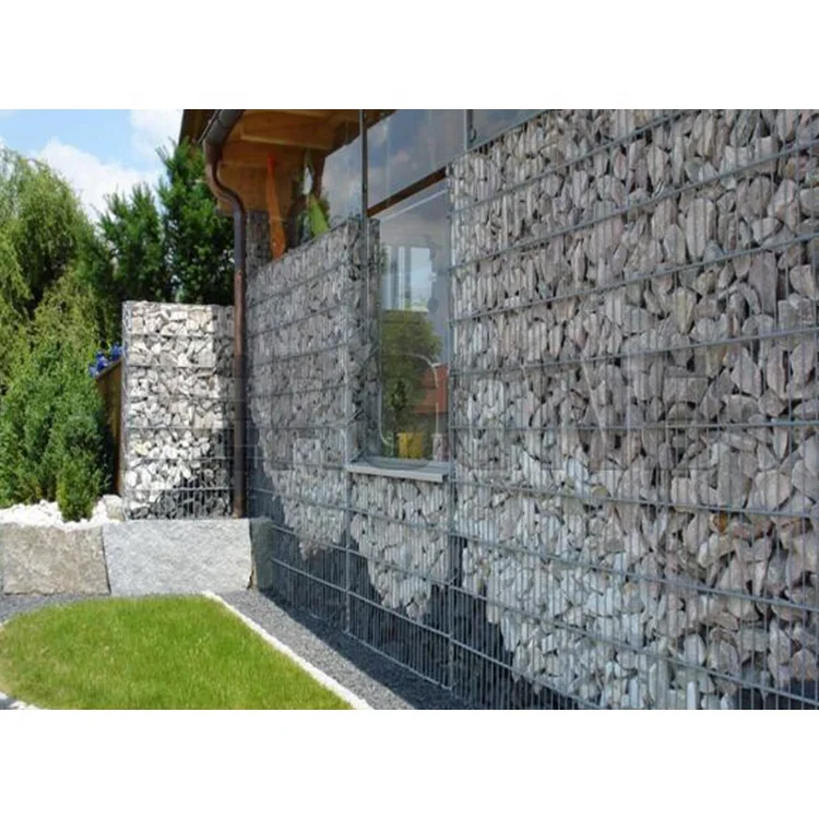 Galvanized welded wire mesh gabion box basket for stone cage