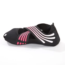 Oyoga Custom Fitness Eco Friendly Organic Anti Skid Slip Women Black Training Pilates Yoga