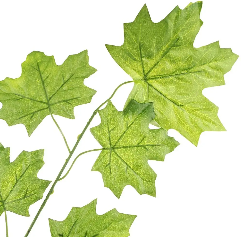 Artificial Silk Maple Leaf Autumn Fall Leaves for Wedding House Party Decoration