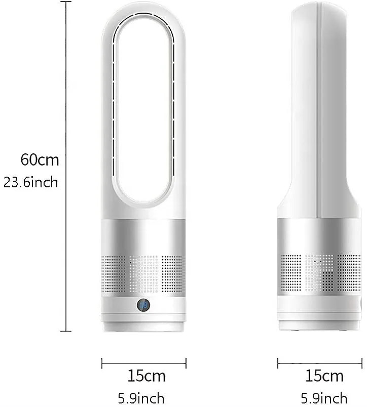 OEM ODM 18 Inch Floor Standing Household Air Cooler Electric Bladeless Fan with Remote Control