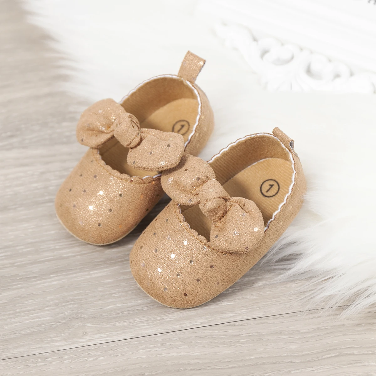 Hot Sale Bow Princess Shoes Baby Dress Shoes Light Weight Anti-slip Sole Newborn Baby Dresses Shoes