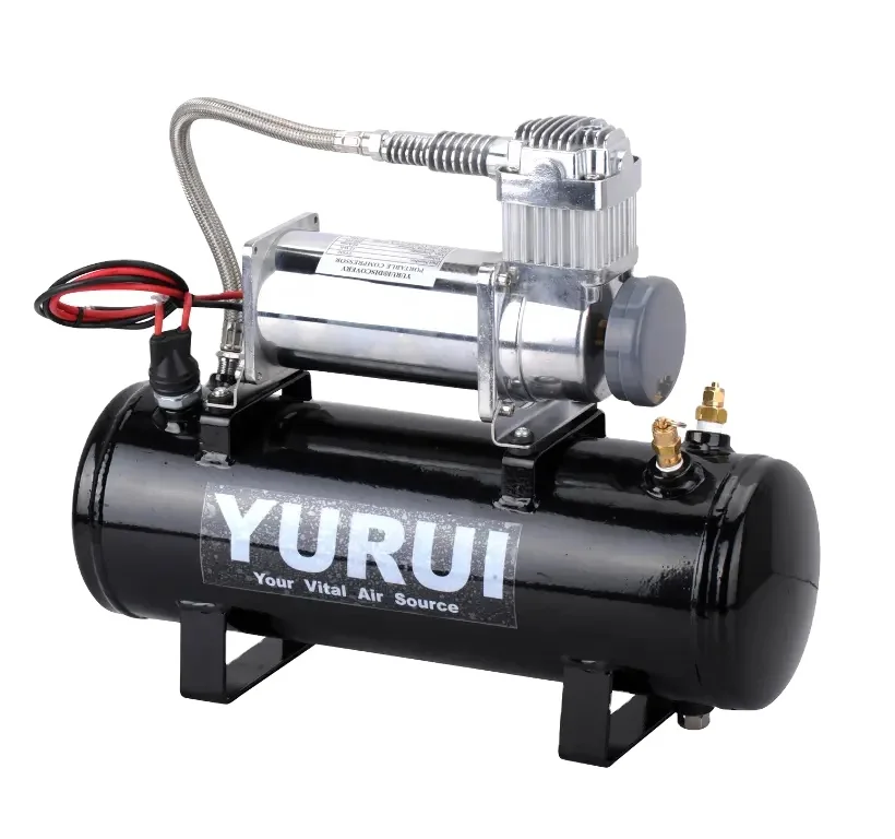 Factory outlet heavy duty 150Psi 12v suspension compressor with tank air source kits