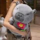 Hot Sale Kawaii Capybara Flower Plush Doll Stuffed Toy Animals Super Soft Funny Boys Girls Birthday Gifts Claw Machine Doll