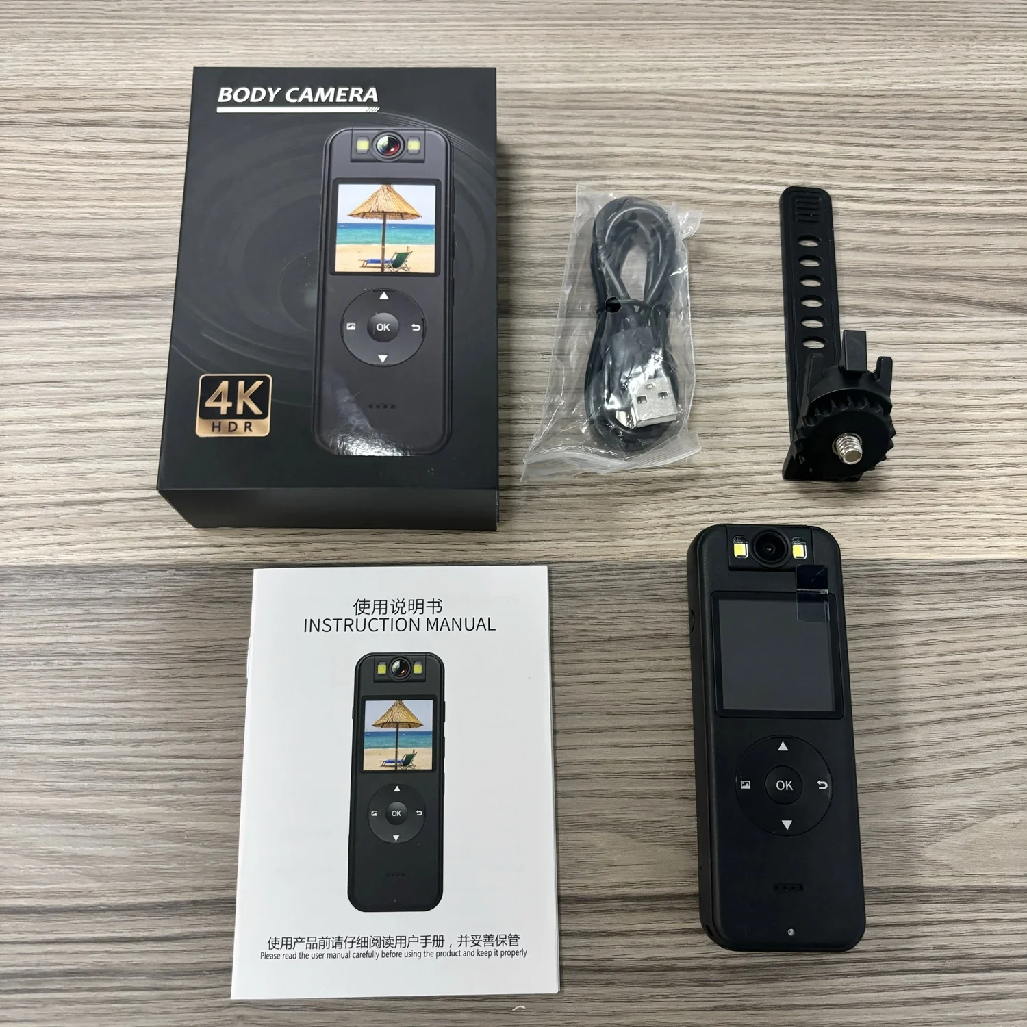 4K Camera CS09 Sports Action Recorder Action Camcorder Recorder With Rotatable 180 Degree CMOS Lens for Record Pet and rid
