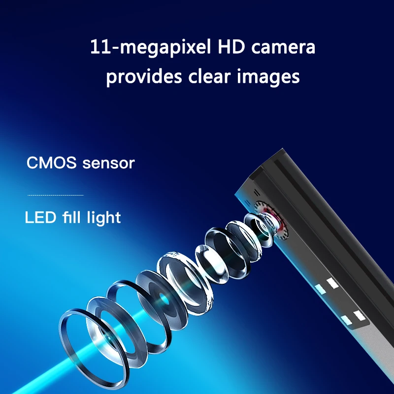 Software Support 11MP Portable Document Scanner Free SDK A4 Paper Scanning Online Teaching Document Scanner Camera