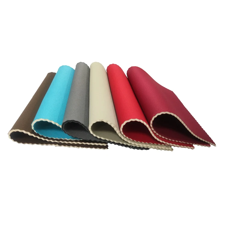 High Quality Soft Elastic 3MM 5MM Neoprene CR Rubber Sheet Coated Nylon Fabric