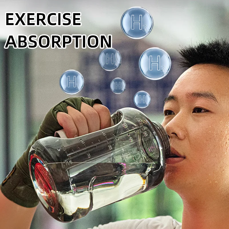 Portable 1200-2400PPD Hydrogen Water Generator 1500ml USB Charge Hydrogen Water Bottles