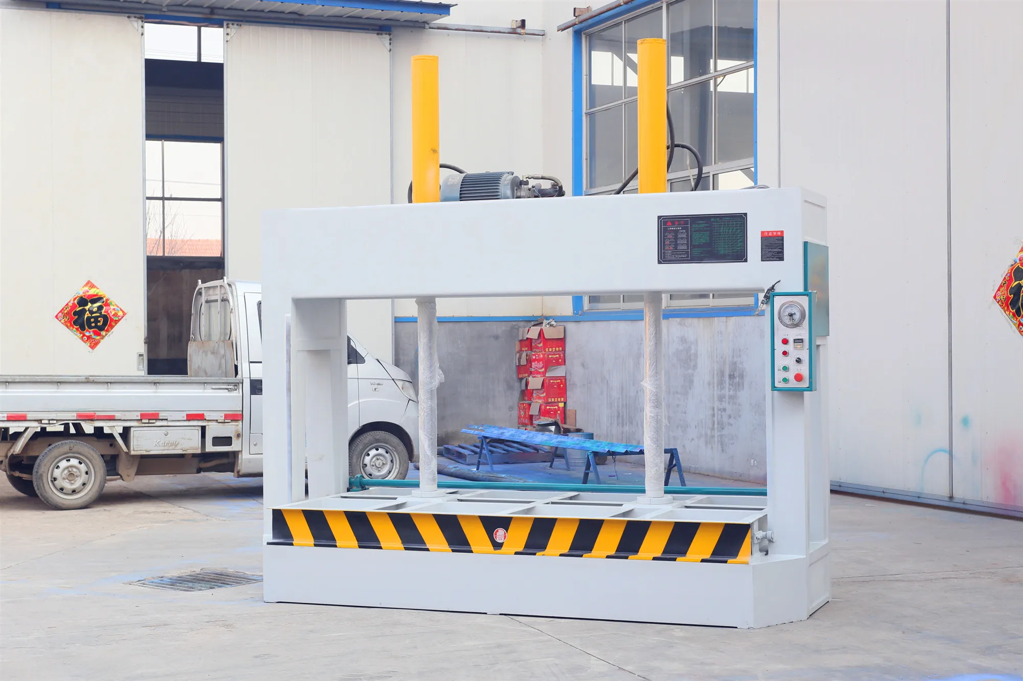 High productity 3248X80 Hydraulic door Cold Press Machine for woodworking machinery