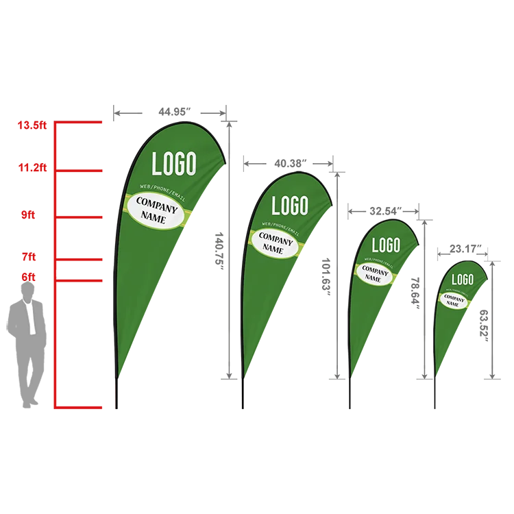 business advertising banner printed custom flags teardrop flag beach banners beach flags with double sides printing