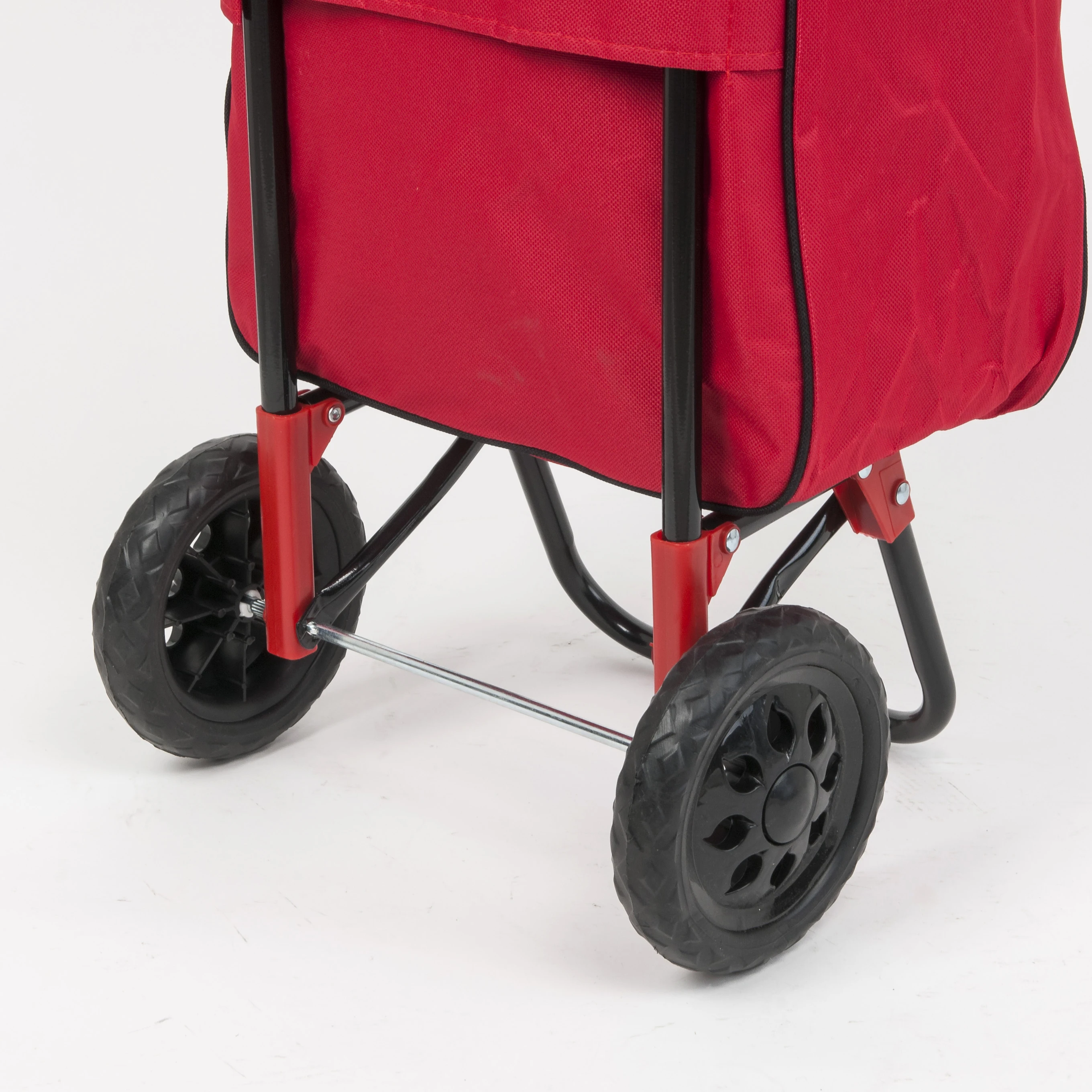 colors matching trolley foldable shop cart with an umbrella pocket