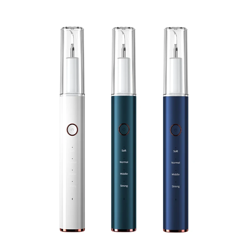 Personal ultrasonic tooth cleaning instrument