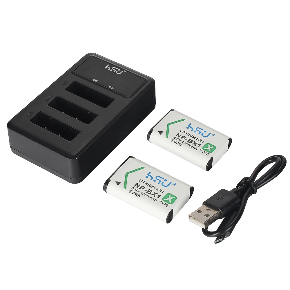 
NP-BX1 1350mAh Rechargeable Battery for So ny NP-BX1 NP BX1 Battery Pack for Sony DSC RX1 RX100 M3 M2 RX1R Digital Camera 