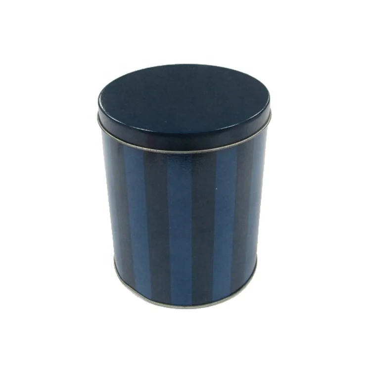 Customized Metal Packaging Blast Oil Printing Round Tin Can