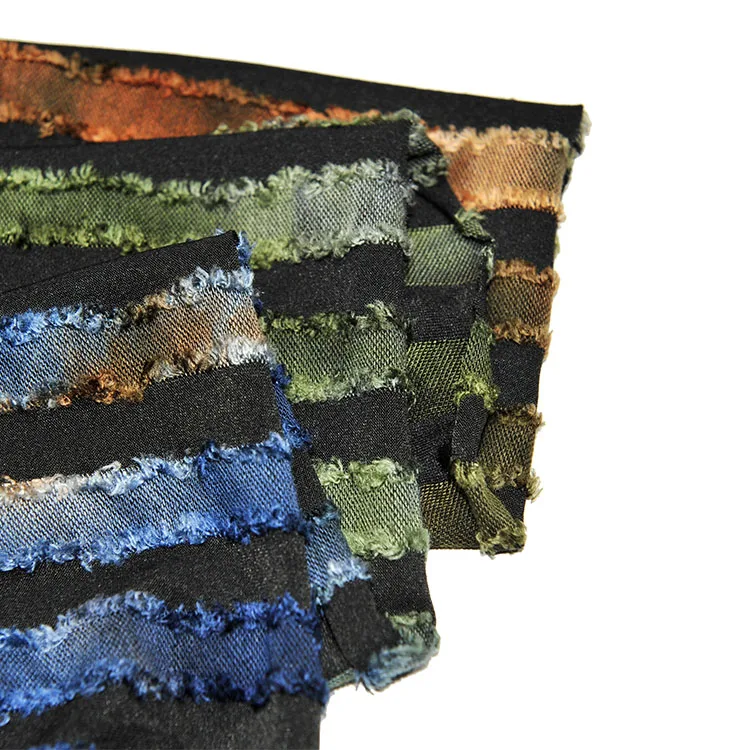 Итальянские вязаные и окрашенные жаккардовые женские модные ткани