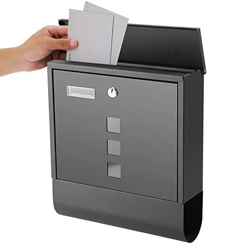 outdoor mailboxes residential wall mount lock smart metal mailboxes galvanized steel mail post box