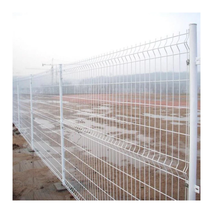 Commercial Galvanized Steel Welded Curved 3d Sheep Farm Field Deer Wire Mesh Fence Pvc Garden Fencing